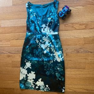 TAHARI Women's Floral Sheath Dress